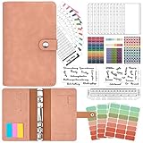 Budget Planner Deutsch, A6 Budget Binder - Haushaltsbuch mit Geldfächer, 36 Stück...