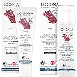 Logona Gesichtspflegeset mit Couperose Serum und 24h Creme für empfindliche Haut,...