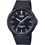 CASIO Unisex Erwachsene Analog Quarz Uhr mit Harz Armband MW-240-1EVEF