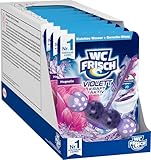 WC FRISCH Kraft Aktiv Violettspüler Magnolie, 10er Pack, WC Reiniger für eine...