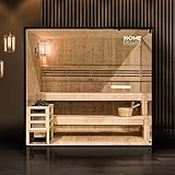 Home Deluxe - Traditionelle Sauna - Shadow XL - 200 x 150 x 190 cm - für 5...