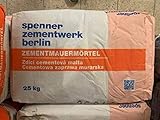 Zementmauermörtel 25KG für stark beanspruchtes Mauerwerk (Kelleraußenwände,...