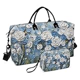 Reisetasche, Wochenendtasche, Übernachtungstasche, Kulturbeutel, Turnbeutel, Malerei,...