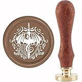 craspire Wachssiegelstempel Drachen Und Schwert Siegelwachsstempel Barock 30 mm/1.18 Zoll...