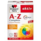 Doppelherz A-Z Complete DEPOT Langzeit-Vitamine – 23 , Mineralstoffe & Spurenelementen...