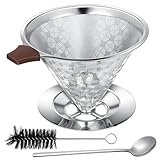Zeawavsl Kaffeefilter, Edelstahl-Kaffeefilterhalter, Papierlose Dauer....