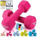 Body & Mind® Hanteln 2er Set Gymnastikhanteln Neopren Dumbbells Kurzhanteln;...