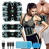 EMS Muskelstimulator Trainingsgerät, Bauchmuskeltrainer Elektrostimulation...