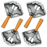 Housolution Rechtwinklige Klemme, 4 Stück 90 Grad Einhand Aluminiumlegierung...