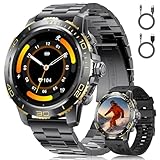 FITFLEX Smartwatch für Herren mit 120 Sportmodi, 1,43' HD Display Smartwatch mit...