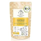 BIO Kamillentee lose aus ganzen Kamillenblüten getrocknet - Kamille für Tee & Dampfbad,...