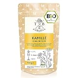 BIO Kamillentee lose aus ganzen Kamillenblüten getrocknet - Kamille für Tee & Dampfbad,...