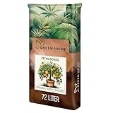 Green Home Zitruserde 72L - Erde für Zitruspflanzen & Mediterrane Pflanzen | Citrus Erde...