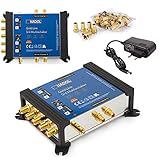 [ Test 2X SEHR GUT *] Anadol Gold Line Multischalter 5/4 für Satellit...