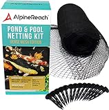 AlpineReach 4,5m x 6m Teichnetz Feinmaschig (10x10mm) Extra Stark Gewebtes Netz,...