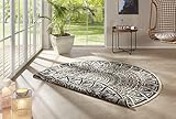 freundin Home Collection Nora In- & Outdoor Teppich Rund – Wendeteppich...