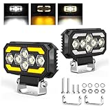 antom 2 Stück LED Arbeitsscheinwerfer 168W 9-60V 18000 Lumen led Scheinwerfer...