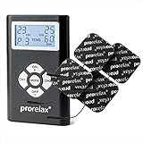 prorelax TENS/EMS Duo Blackline | Elektrostimulationsgerät | 2 Therapien mit...
