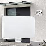 LED Hausnummernleuchte MAXOR Weiß IP65 – 20W Außenleuchte mit...