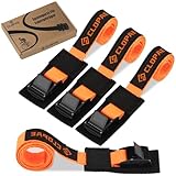 CLOPAE Spanngurte Kurz, 4 Stück Spanngurte mit Klemmschloss, Länge 40 cm |...