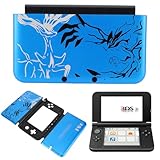 AZURAOKEY Stoßfeste Schutzhülle für 3DS XL Vorder- und Rückseite, Ersatz-Frontplatte...