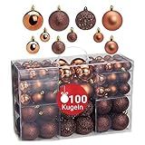 WOMA Christbaumkugeln Set Bronze & 22 weiteren Farben - 50er & 100er...