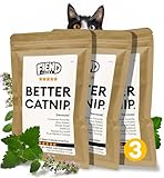 Fiend Drei (3 Stück) Katzenminze, Sicherheitsschnitt, 100 % reine, potente, feine...