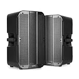 Vonyx VD712A PA Lautsprecher Aktiv 1600 Watt - 2er Set - Bluetooth Lautsprecher Groß mit...