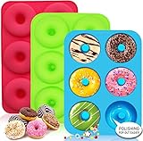 Walfos Silikon Donut Formen, silikon donut backform Antihaft Donut Backblech für Kuchen...