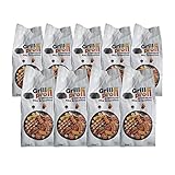 Grillprofi 27kg Grillbriketts 9 x 3kg Grill Brikett Holzkohle Holz Kohle für...