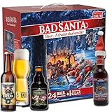 Kalea | Bier-Adventskalender | Edition Bad Santa | Bestückung 2024 | 24x0,33l...