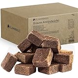Flammingo® Ökologische Anzündwürfel, braun - 7 kg im Karton - Brenndauer ca. 11-12 min...