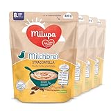 Milupa Milchbrei Stracciatella – Glutenfreier Babybrei ohne Palmöl – Frei von...