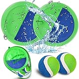 Jalunth Klettballspiel Klettball Strandspielzeug Strandspiele Wurfspiel Kinder...