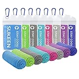 Sukeen Kühlendes Handtuch, 8er Set Kühlhandtuch Cool Towel, Gym Handtuch, Eishandtuch...