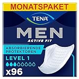 TENA Men Absorbent Protector Inkontinenzeinlagen, Level 1, für leichte...