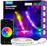Govee LED Strip 5m, Smart RGBIC LED Streifen, Lichterkette LED Leiste Funktioniert mit...