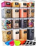 Deco haus Vorratsdosen 16 Set - Aufbewahrungsbox Küche Luftdicht Vorratsbehälter -...