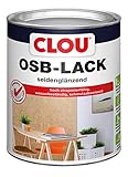 Clou OSB Lack: Seidenglänzender Holzlack zur Versiegelung von OSB-Platten, farbloser...