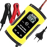 Autobatterie Ladegerät 6A/12V Batterieladegerät Auto Vollautomatisches...