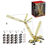 BlocteckToy Technik Kran Klemmbausteine LG1750 Bagger Raupenkran MOC Modell Spielzeug mit...