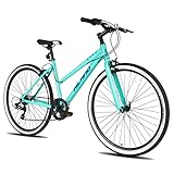 HILAND 28 Zoll Damen Fahrrad Hybrid Fahrrad Cityrad Citybike Trekkingrad für Frauen 700C...