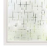 rabbitgoo Fensterfolie Statisch Haftend Sichtschutzfolie Selbstklebend Klebefolie...