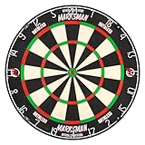 Ruthless Marksman Dartscheibe | Professionelles Niveau Ultradünne Draht Sisal Dartscheibe...