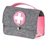 stil-macher Arztkoffer aus Filz | Arzttasche | Arztkoffer für Groß und Klein | 20x27x10...
