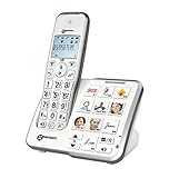 Geemarc Amplidect 295 Photo - Verstärktes Festnetztelefon mit Anrufbeantworter,...