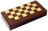 TIANYIA Schach Tragbares europäisches Schachspiel aus Holz, faltbares Indoor-Spielzeug,...