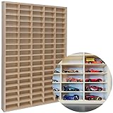 KRUZZEL Sammlerkasten Sammlervitrine Fächer Setzkasten Holz 21997, Größe:90...