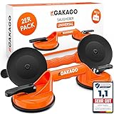 Gakago Saugheber (2er Pack) - Ergonomische & rutschfeste Sauggriffe - 120kg tragfähiger...