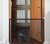 Portable Treppe Tor für Hunde Indoor Magic Pet Gates für The House Doorway Upgraded Mesh...